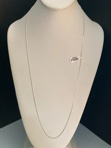 NWT .925 Sterling Silver Italy Flat Mariner Chain Necklace 36” 2mm 3.5g #3158228 - Picture 1 of 10