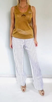 Top en lurex étoiles GEORGES RECH Vintage Taille 3 - Photo 1/4