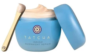 Tatcha Indigo Overnight Repair Rötungen reduzieren Barriere Creme 1,7oz UVP $92 Neu im Karton - Bild 1 von 1