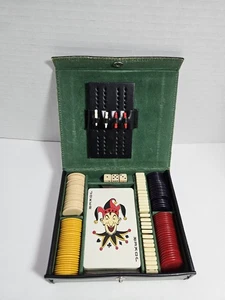 Vintage Kressline Reisespiel Set: MCM Design, Lederetui, Made in England - Bild 1 von 4