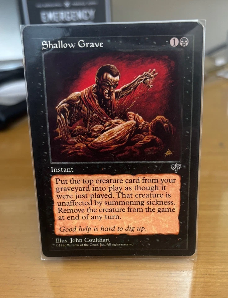 MTG, Shallow Grave, Mirage, NM, Reserved List - Image 1 of 1