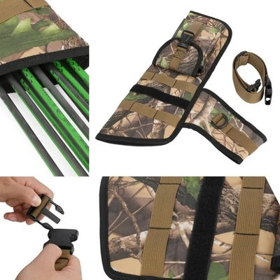 Archery Hip Quiver Holder Waist Belt Adjustable Pocket Recurve Comopund Bow Hunt - Image 1 of 4