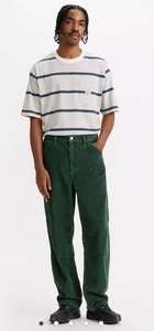 NWT Men’s Levi’s 568 Workwear Loose Carpenter Pants Corduroy Green Size 34X34 - Picture 1 of 6