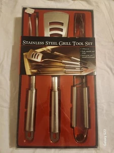 Stainless Steel Grill Tool Set (3 Pcs) - Picture 1 of 3