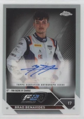 2023 Topps Chrome Formula 1 Auto Brad Benavides #CAC-BB Auto - Image 1 of 2