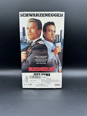 Red Heat VHS Sealed Arnold Schwarzenegger James Belushi Action Comedy - Image 1 of 3