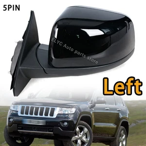 Left 5PIN Rearview Mirror Assembly For Dodge Durango 2011-2018 - Picture 1 of 18