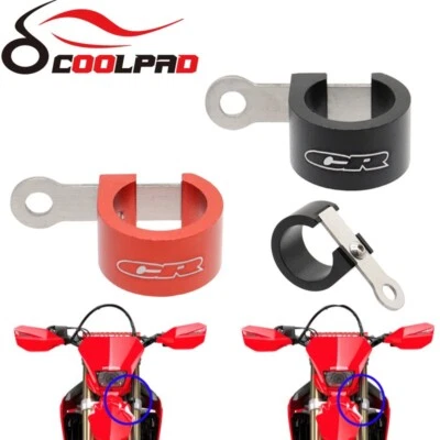 Front Brake Hose Clamp Holder For HONDA CR 80R CR85R CR 250R 125R CR500R - Image 1 of 4
