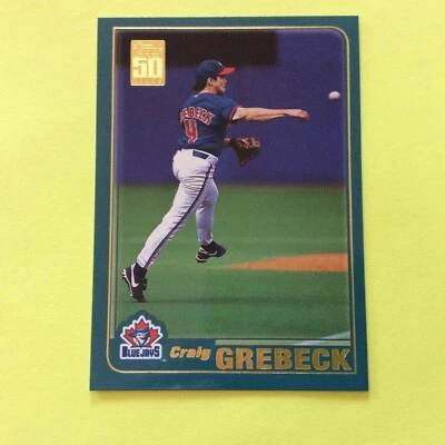 2001 Topps #501 Craig Grebeck Toronto Blue Jays - Image 1 of 2