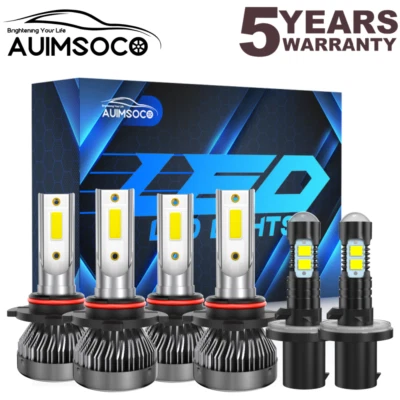 Kit de faros antiniebla LED blancos para GMC Jimmy Sport Utility 1997-2001 Foto 1 de 4