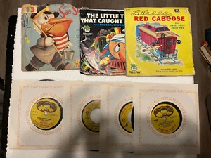 Peter Pan Kiddie Schallplatten (7) Set - 45-78 U/min (Details siehe Angebot) - Bild 1 von 7