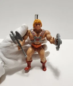 Vtg He Man MOTU Figure 1981 Masters of the Universe Soft Head Complete RARE - Picture 1 of 12