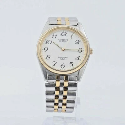 RELOJ NADADOR CUARZO ORIENT VINTAGE 100 C752W4-70 PARA REPUESTOS O REPARACIÓN JAPÓN Foto 1 de 4