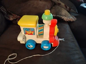 TRENO CHOO-CHOO VINTAGE PER BAMBINI GUIDA OCCUPATO GIOCATTOLO 1982 - Foto 1 di 9