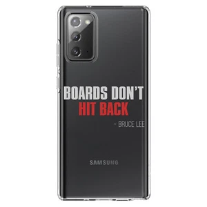 Clear Case for Galaxy Note Boards Don't Hit Back - Picture 1 of 7