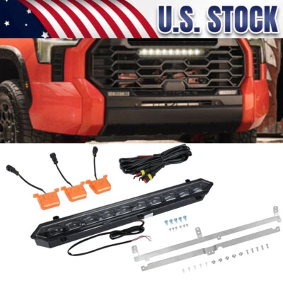 Front Grille Light LED BAR Amber Lamp For Tundra for Sequoia TRD Pro 2022-2024 - Image 1 of 4