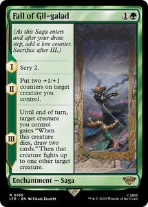 MTG Fall of Gil-galad  – The Lord of the Rings Card # 165