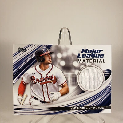 2023 Topps Series 1 Major League Material #MLM-MO Matt Olson - Image 1 of 2