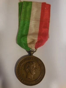 Gran Ducato di Toscana medaglia Leopoldo II guerra indipendenza 1848 leopoldina - Picture 1 of 2