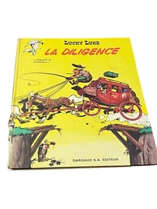 ANCIEN VINTAGE LIVRE BD LUCKY LUKE LA DILIGENCE EO 1968 - Imagen 1 de 4