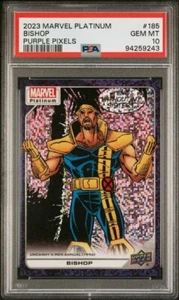 Bishop #185 Purple Pixels /35 PSA 10 Upper Deck 2023 Marvel Platinum - Picture 1 of 3