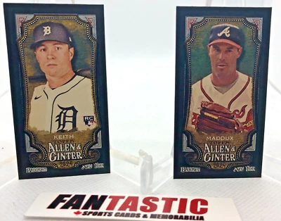 2024 Topps Allen & Ginter MINI Black Border Parallel Card YOU PICK - Image 1 of 2