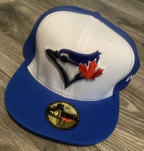 Toronto Blue Jays New Era 59FIFTY MLB Fitted Cap Baseball Mütze - Blau/Weiß 7 1/2 - Bild 1 von 3