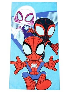 Marvel Cotton Spidey Kid's Beach Towel, Spiderman Beach/Bath/Pool 28x58 - Picture 1 of 2