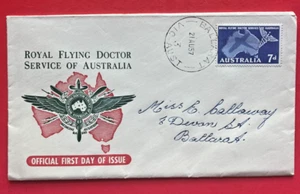 AUSTRALIA 1957 ROYAL FLYING DOCTOR SERVICE IN AUSTRALIA - FDC. - Picture 1 of 2