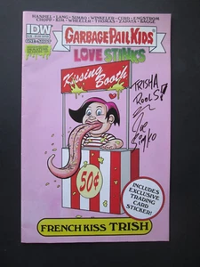 GARBAGE PAIL KIDS Love Stinks FRENCH KISS TRISH Signed by Joe Simko IDW No Card - Picture 1 of 6