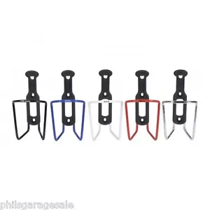 NEW Zefal Ultralight Water Bottle Cage Silver Red White Blue for Road Tour MTB - Picture 1 of 5