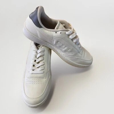 OLIVER CABELL Sneakers Shoes Unisex EU 41 W 11 M 8 Vegan 481 Chalk & Gray  Italy - Image 1 of 4