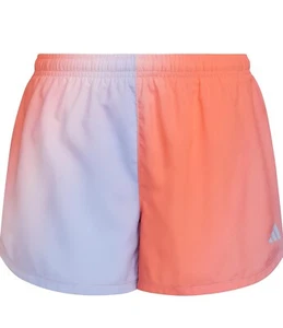 Adidas Big Girls Aeroready Ombre Shorts Athletic Logo Glory Pink Size XL NWT - Picture 1 of 10