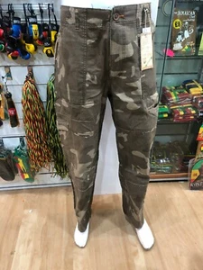 ARMY STYLE CAMOUFLAGE CARGO TROUSERS RASTA ROOTS CULTURE V.G QUALITY - Picture 1 of 9
