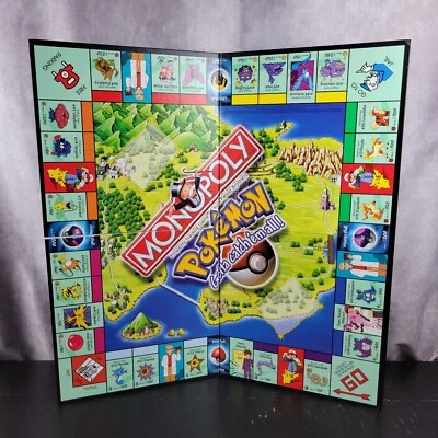 Pokemon Monopoly 1999 Collectors Edition Replacement Game Board Part Only - Image 1 of 4