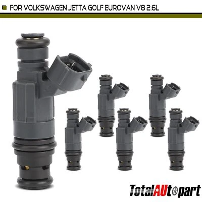 Inyector de combustible 6 piezas para Volkswagen Jetta 2002 2003 2004 Golf 2002-2005 EuroVan Foto 1 de 4