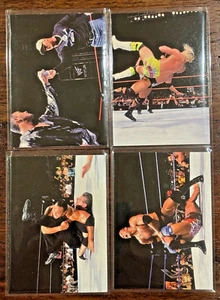 2000 Comic Images WWF Rock Solid 4 card set WWE The Rock - Picture 1 of 2