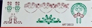 Art Deco Stencils - Humbrol - 5 designs - Picture 1 of 5