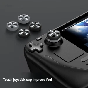 4x Analog Controller Thumb Stick Grip Thumbstick Cap For Steam Deck Game Console - Picture 1 of 9