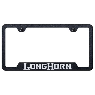 Dodge Longhorn Laser Etched Logo Cut-Out License Plate Frame - Image 1 of 2