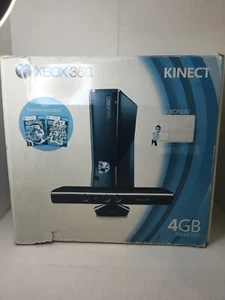 Rare Microsoft Xbox 360 4GB + Kinect Bundle Black New open but never out of box - Picture 1 of 6