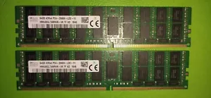 Hynix 128GB DDR4 (2x64GB) PC4-2666V HMAA8GL7AMR4N-VK Server Arbeitsspeicher RAM - Bild 1 von 1