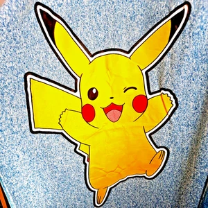Pokemon Pikachu Fleece Blanket The Northwest Company Blue & Yellow 59x50 - Picture 1 of 15