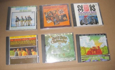 BEACH BOYS 2 АЛЬБОМА НА 1 CD НАБОР ИЗ 6 - НОВЫЙ - CANADA & ENGLAND РЕЛИЗЫ - Изображение 1 из 4
