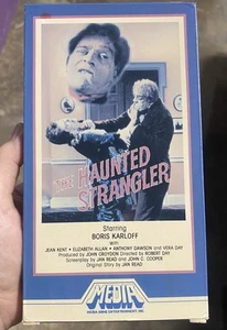 Vintage 1958 Haunted Strangler VHS 1982 Release Media Home Entertainment - Picture 1 of 6