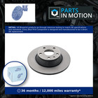 2x Brake Discs Pair Solid fits AUDI TT 8J3, 8J9 1.8 Rear 08 to 14 CDAA 286mm Set