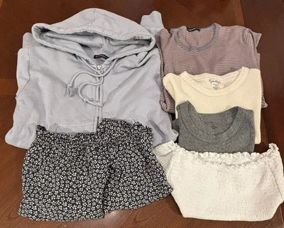 Lot Of 6 Brandy Melville John Galt  5 Tops and Sweatshirt - Image 1 of 4