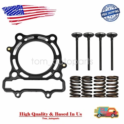 Cylinder Intake Exhaust Gasket Valve Kit For Kawasaki KX250F 2004-2007 2008 Foto 1 de 4