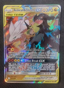 Reshiram & Zekrom GX - 157/236 Cosmic Eclipse Ultra Rare (Pokemon) - Picture 1 of 2
