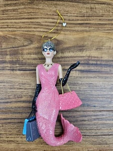 DECEMBER DIAMONDS Mermaid MISS FASHIONISTA Ornament Glamour Shopping Glitter Fun - Picture 1 of 8